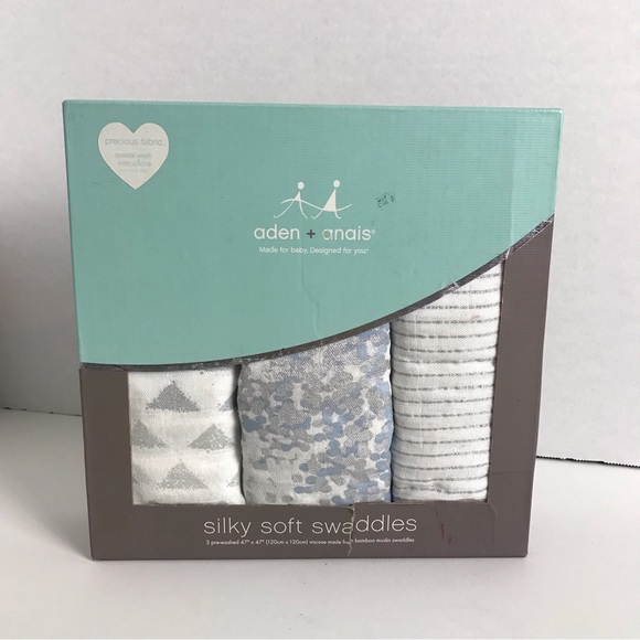 aden + anais Other New Aidan Anais Metallic Blue Moon Silky Soft